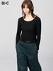 Uniqlo HeaTTech Cashmere Blend U Neck T  Long Sleeve  exTra Warm