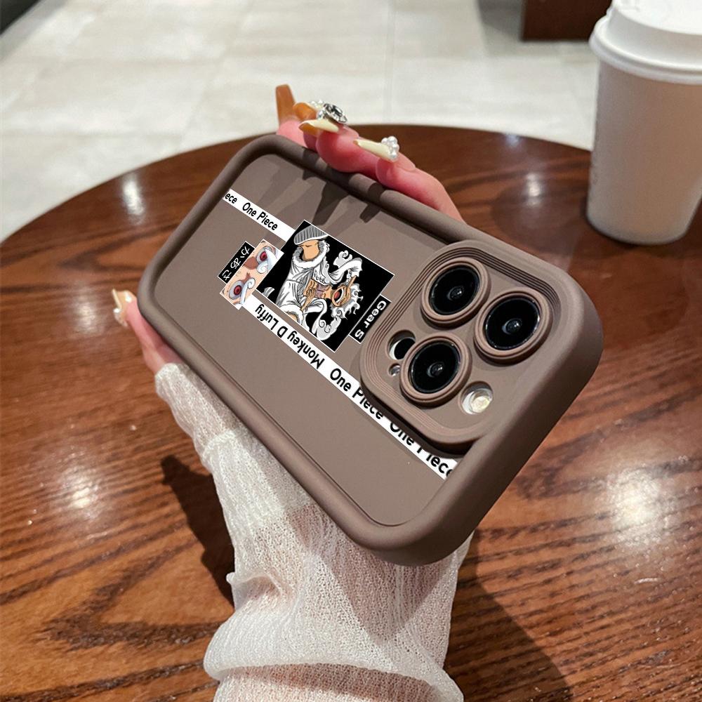 LZ28 One Piece Luffy Gear 5 Silicone Phone Case for SamsungA15 A35 S24 S23 Ultra S22 S21 Plus S20 FE A05 A06 A54 A55 A53 A14 M15 Shockproof Back Cover