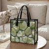 Mossy Stone Pattern Tote Bag Daily Portable Handbag