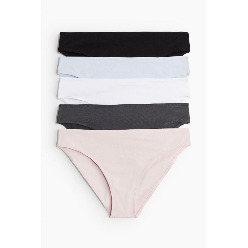 

Комплект трусиков HM, 5 шт., светло-розовый, темно-серый, белый