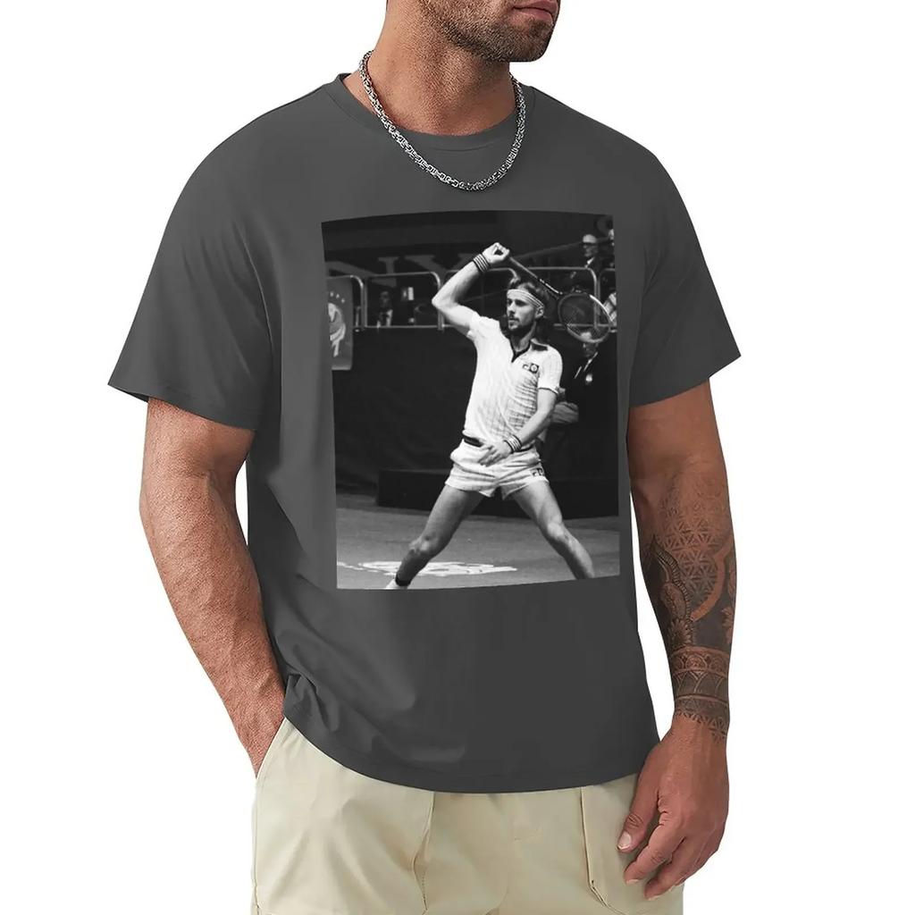 Borg The Ice Unisex Tennis Legend TShirt blanks oversized t shirt tees graphic shirts fruit of the loom Unisexs t shirts