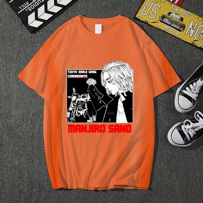 

Горячее Аниме МАЙКИ Крутая Футболка с Графическим Принтом Унисекс Уличная Футболка с Круглым Вырезом Топы 4XL