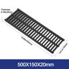 High Strength Trench Cover Rectangular Grate Driveway New Sewage Ditch Drainage  Outdoor