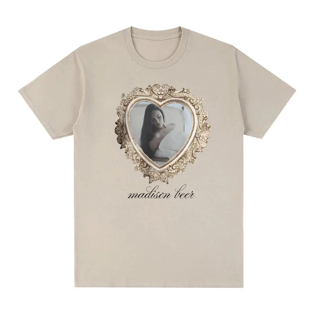 2026 NEW Madison Beer LOGO T Shirt Fashion Ropa De Mujer 100Cotton Comfortable TEE Casual High Quality Round Neck Soft Tees