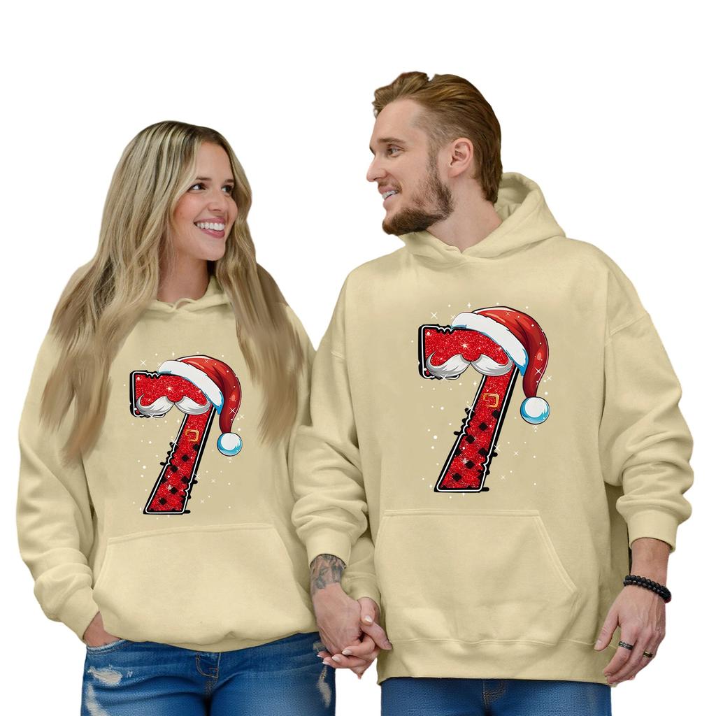 Modisches Freizeit-Outfit Trainingsanzug Langarm-Top Bedrucktes Kapuzensweatshirt Passendes Paare-Set Für Ihn Und Sie