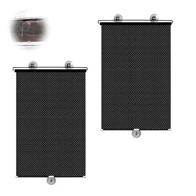 PAVIKE Car Sun Shade, Set of 2, Roll-type, Car Blinds, Suction Cups, Sun Shades,