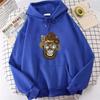 Diseño de Calavera Steampunk del Día de Muertos para Sudaderas de Día de los Muertos para Mujer Unisex Sudaderas con Capucha de Halloween Invierno Fresco Manga Larga