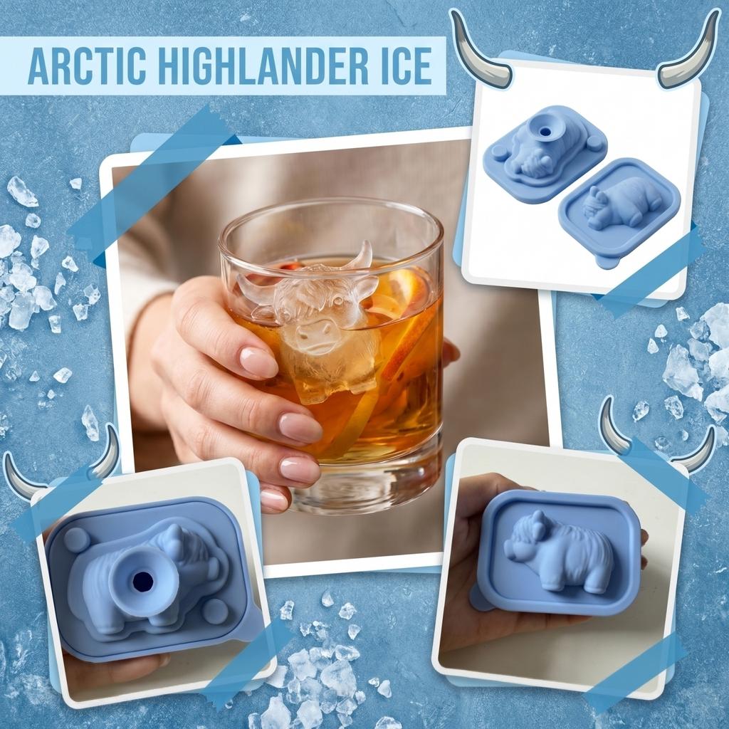 Silicone Animal Shaped Ice Cube Mold Flexible Non-Stick Tray for Creative Ice Cubes and Frozen Treats Durable Food Grade Material