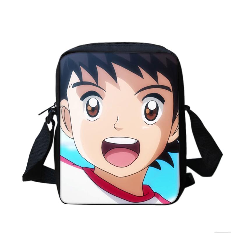 Captain Tsubasa  multifunctional large capacity shoulder bag, the perfect gift for boys and girls on school birthdays