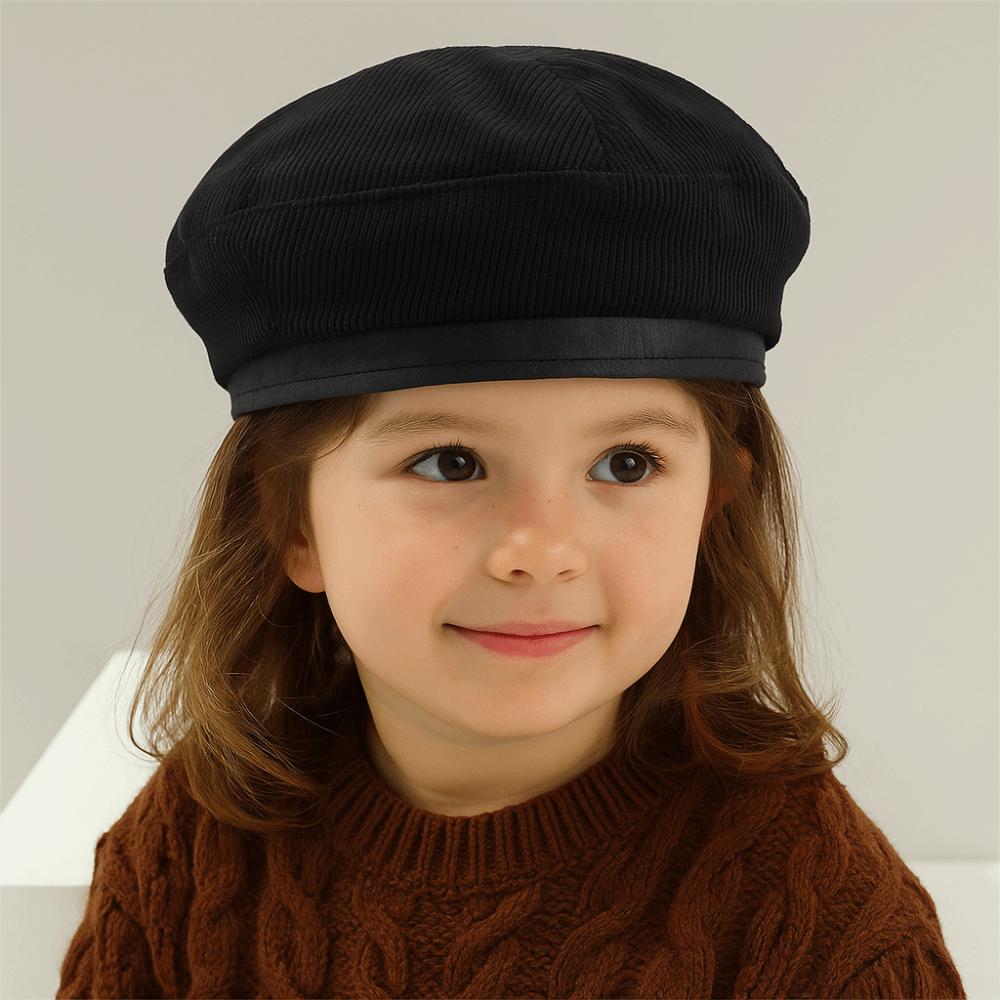 Korean Baby Beret Spring Autumn Painter Hats Retro Beanies Cap  2-6year