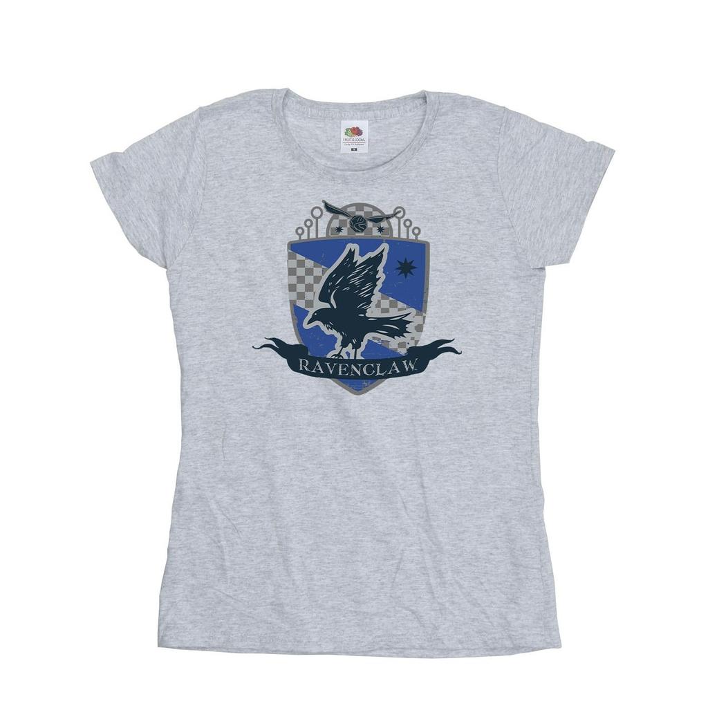 Harry Potter Womens/Ladies Ravenclaw Chest Badge Cotton T-Shirt