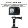 Motorcycle Helmet Chin Camera Gopro Support Bracket For BMW For VOGE For Honda Adjustable Sports Riding Recorder Mounting Holder