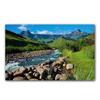 Pittura su Tela Montagna Verde Paesaggio Scenari Naturali Foresta Raggi di Sole Poster Stampa Arte da Parete Immagine Soggiorno Decorazione Casa