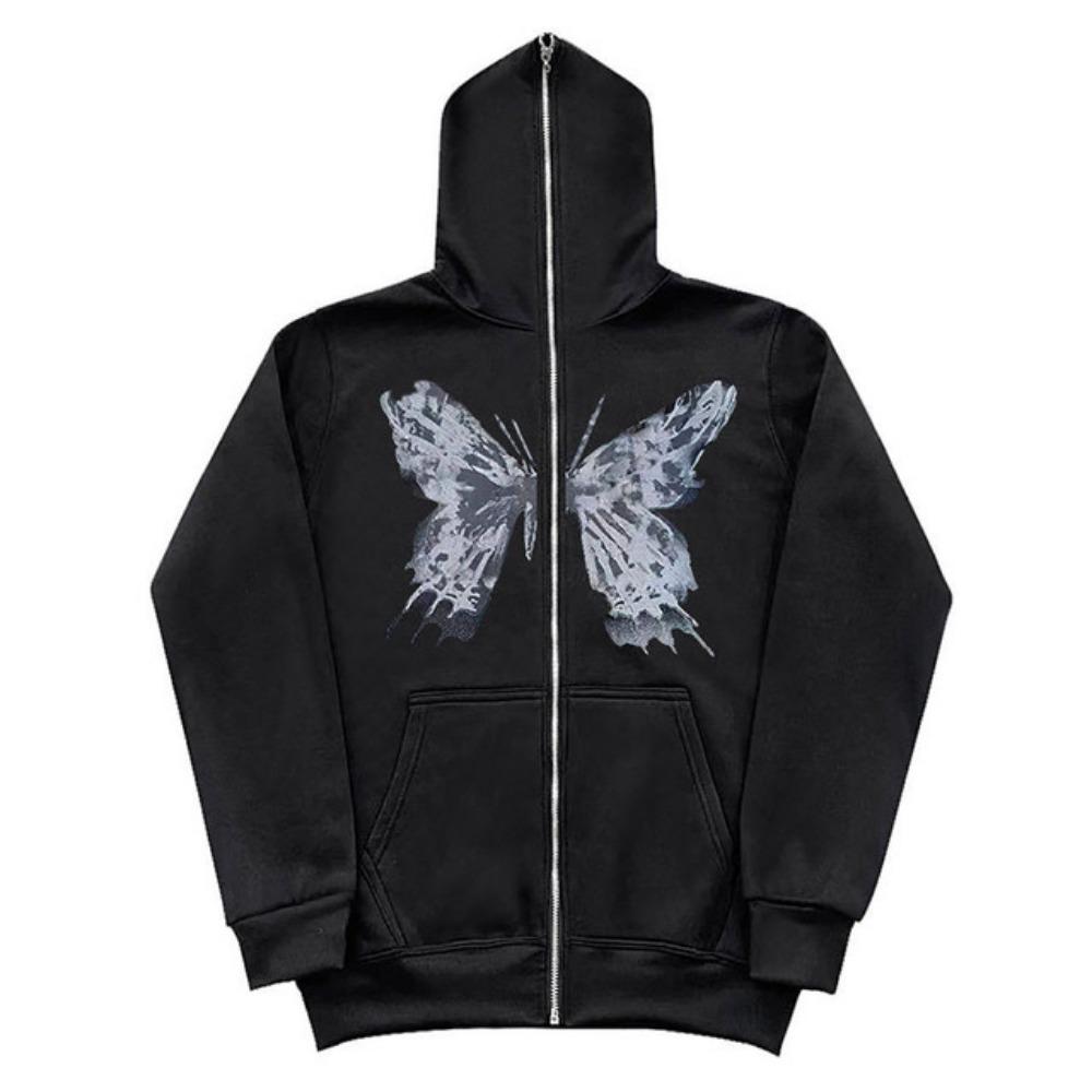 Куртка с капюшоном в стиле ретро Харадзюку — фото 14