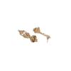 Gold-Plated Handcrafted Artificial Kundan Jewelry Choker Set with White Stone Matching Earrings For Women and Girls