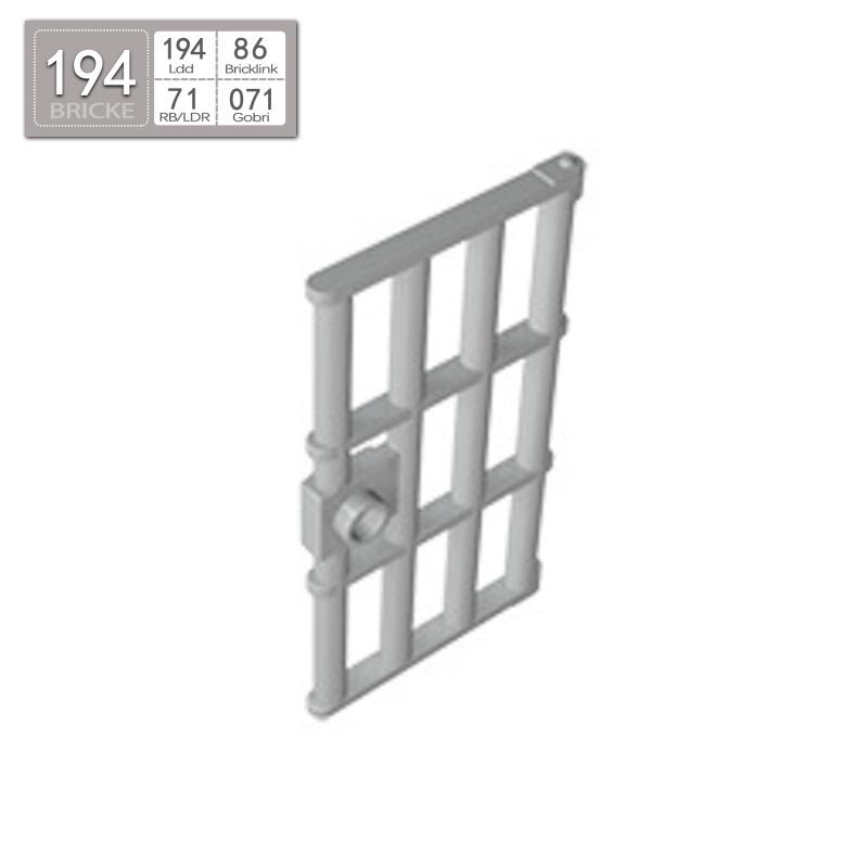 

BRICKE 60621 1x4x6 Fence Gate Compatible with LEGO MOC DIY Building Accessories 22 pcs