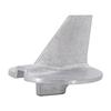 Zinc Alloy Trim Tab Anode 6E5-45371-01 For Yamaha Outboard 115Hp
