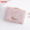 2024 Cute Japanese & Korean Multifunctional Student Card Holder & Coin Purse - Stylish Ladies' Tri-Fold Wallet