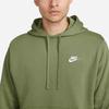 Nike Solid Color Hooded Casual Long Sleeve Sweatshirt Men Tops Green CZ7858-334