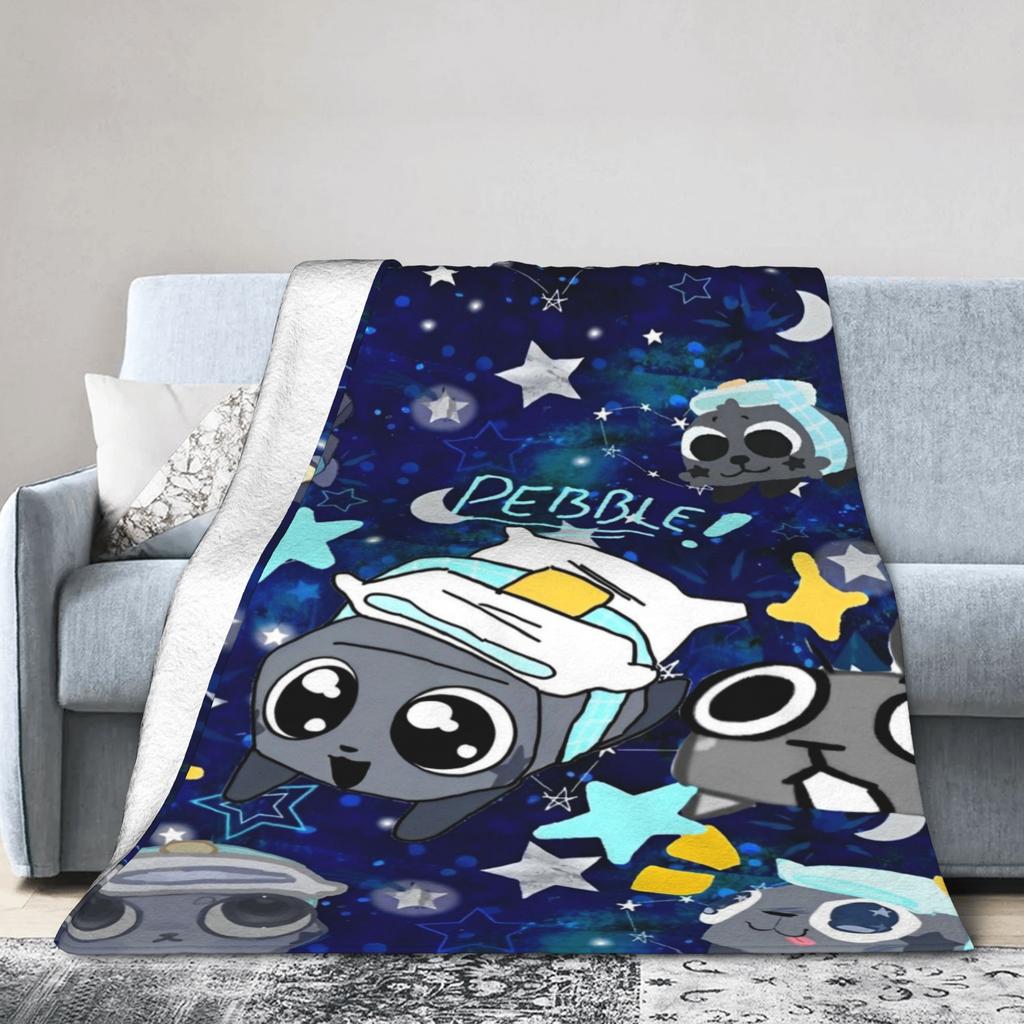 Dandys World Vee Shelly Goob Gigi Strickdecken Fleece Cartoon Superweiche Überwürfe für Bett, Couch und Tagesdecke