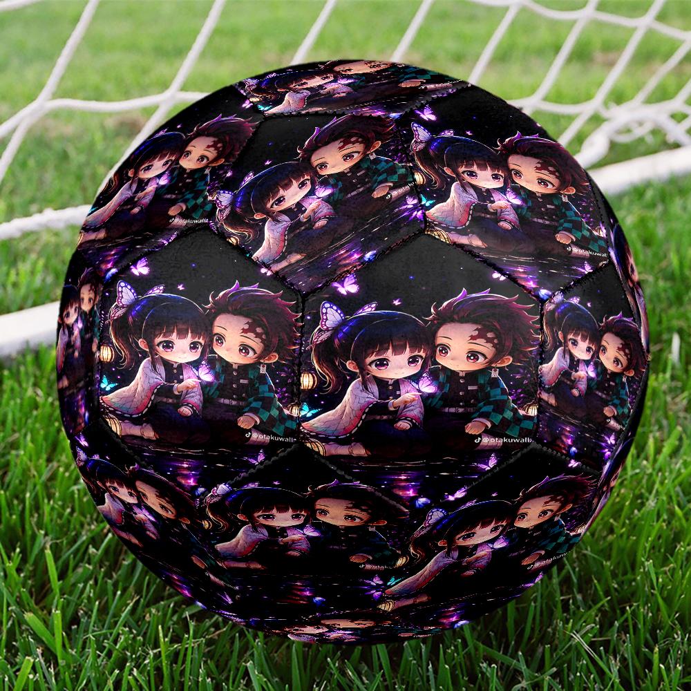 Dark Fantasy Heroes De-mon Size 5 Soccer Balls, Anti-Slip, Protective Football, Outdoor Sport, a Unique Gift Suitable for Him/her, Birthdays