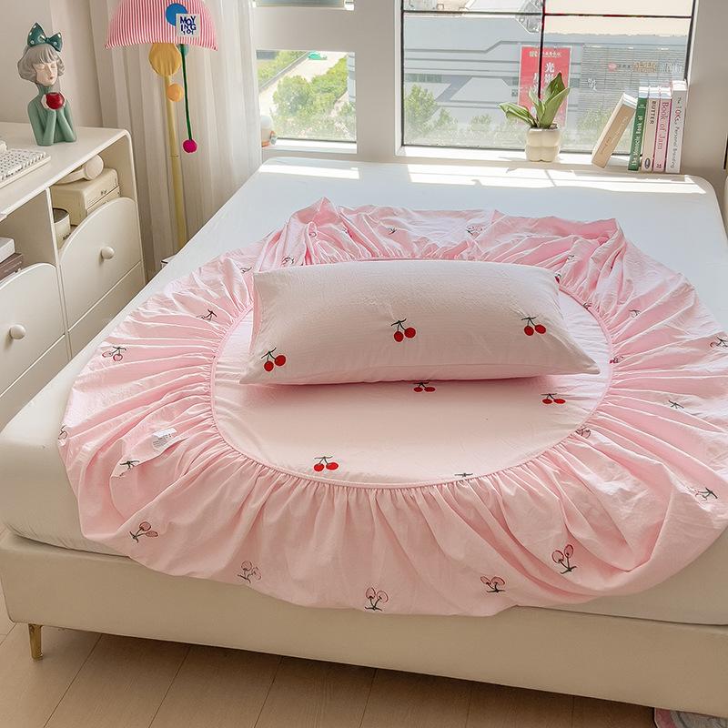 New Style Bed Sheet Single Piece Dormitory All-inclusive Non-slip Bed Sheet Bed Cover Bedroom Bed Mattress Protector