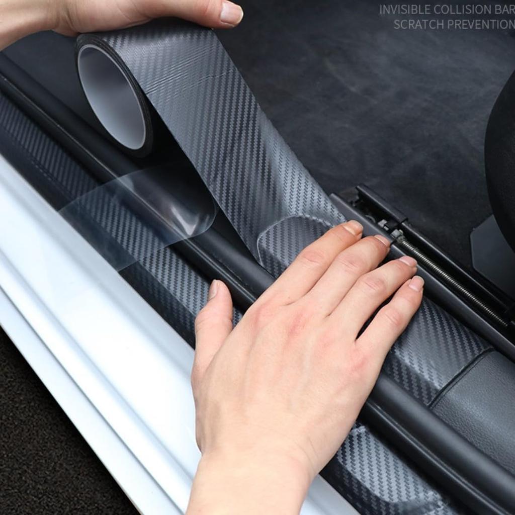 XSAJU Car Sticker Auto Car Wrapping Film Door Guard Bumper Car Scratch Protection Super