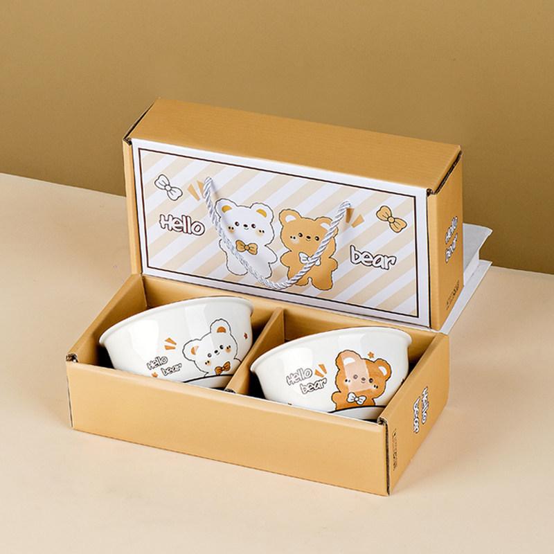 Business Gift Box: Wedding, Souvenir Chopsticks & Bowl Set for Customers & March 8th Occasions