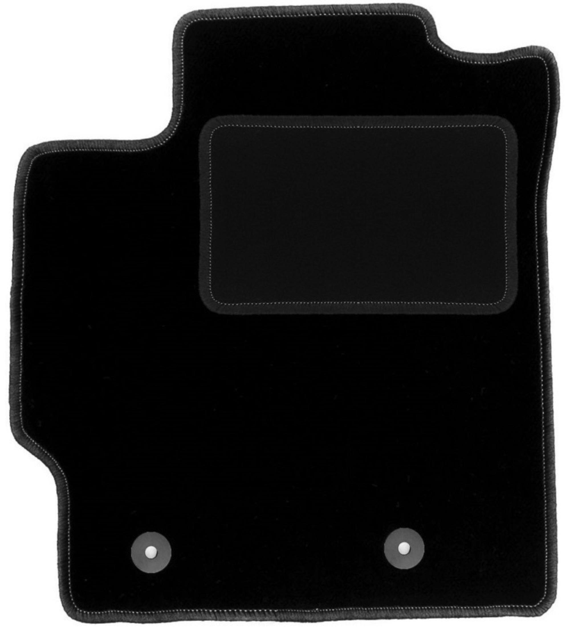 Driver's mat black for: Toyota Corolla E16 sedan, hatchback (2013-2019)
