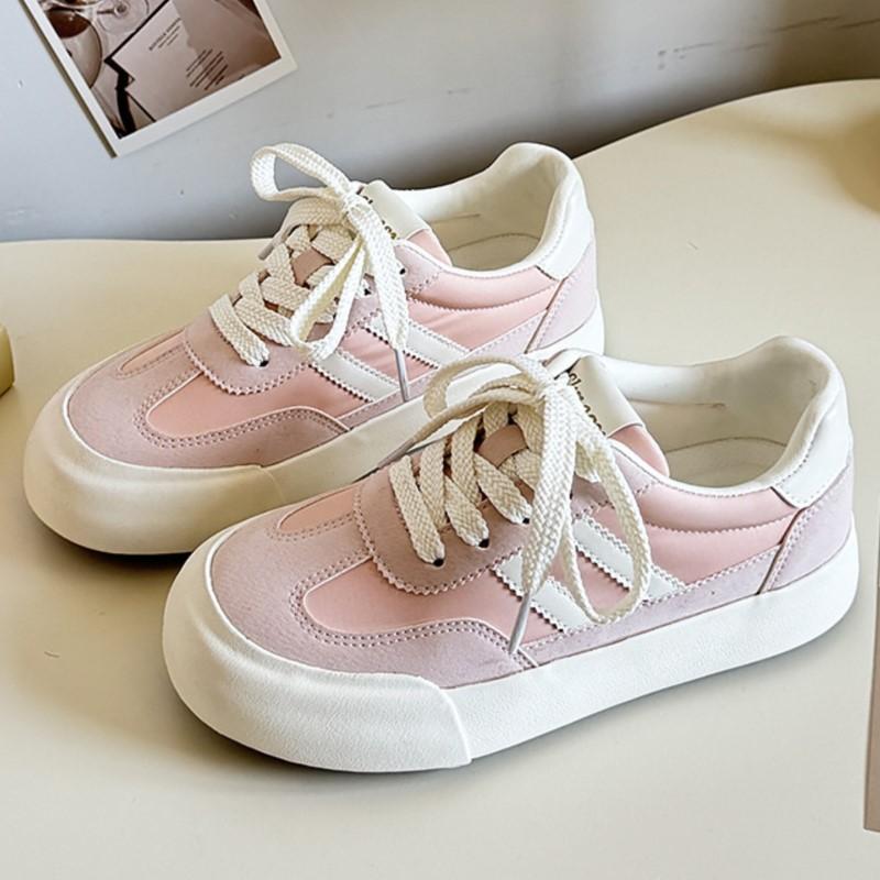 Fashion 2025 Hong Kong Style Vintage Flats hoes Ladies Agan Shoes Thick Platform Shoes Breathable Shoes Leisure Minority Agan shoes