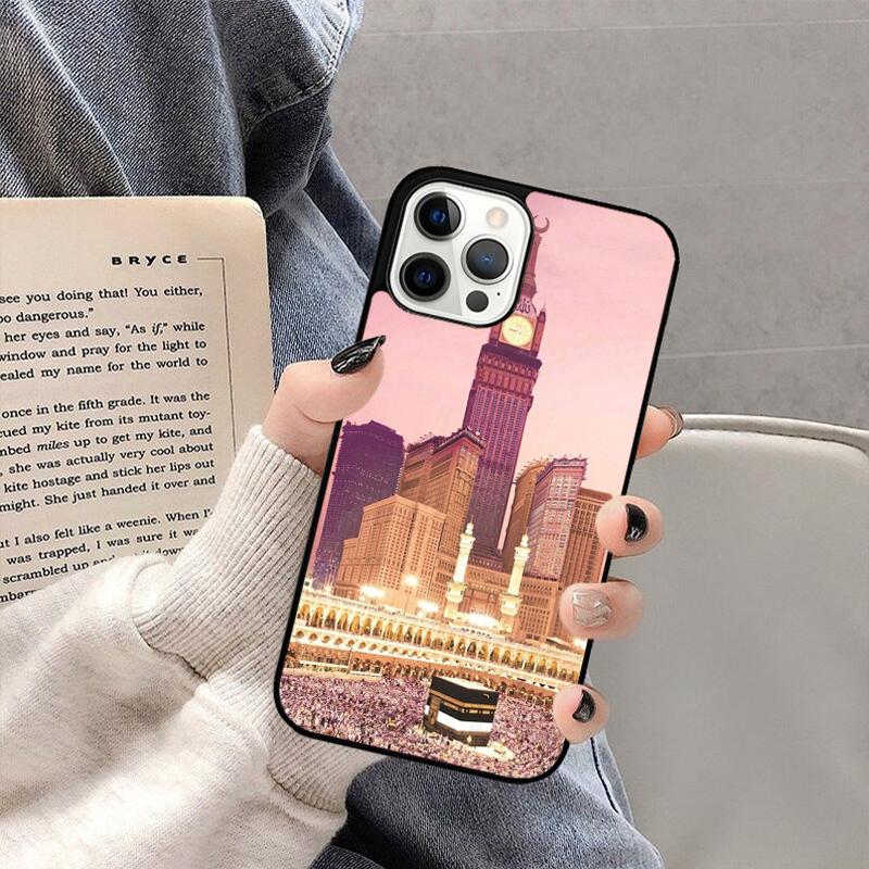 Islamic Muslim Pilgrims In Mecca Phone Case For iPhone 17 Air 16 15 14 Plus 11 12 13 Pro Max Coque Cover Shell