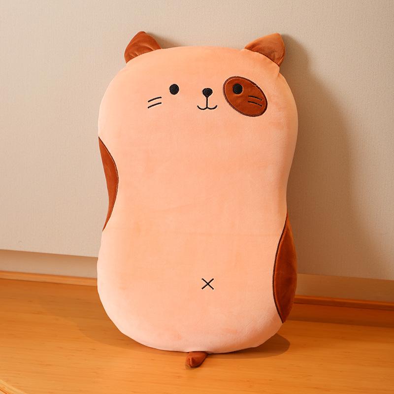 Подушка для живота кошки Хлопковая подушка для шеи с эффектом памяти Медленный отскок Помогает спать Подушка для живота кошки Подарок Прямой эфир 55 x 35cm+individual sleeve
