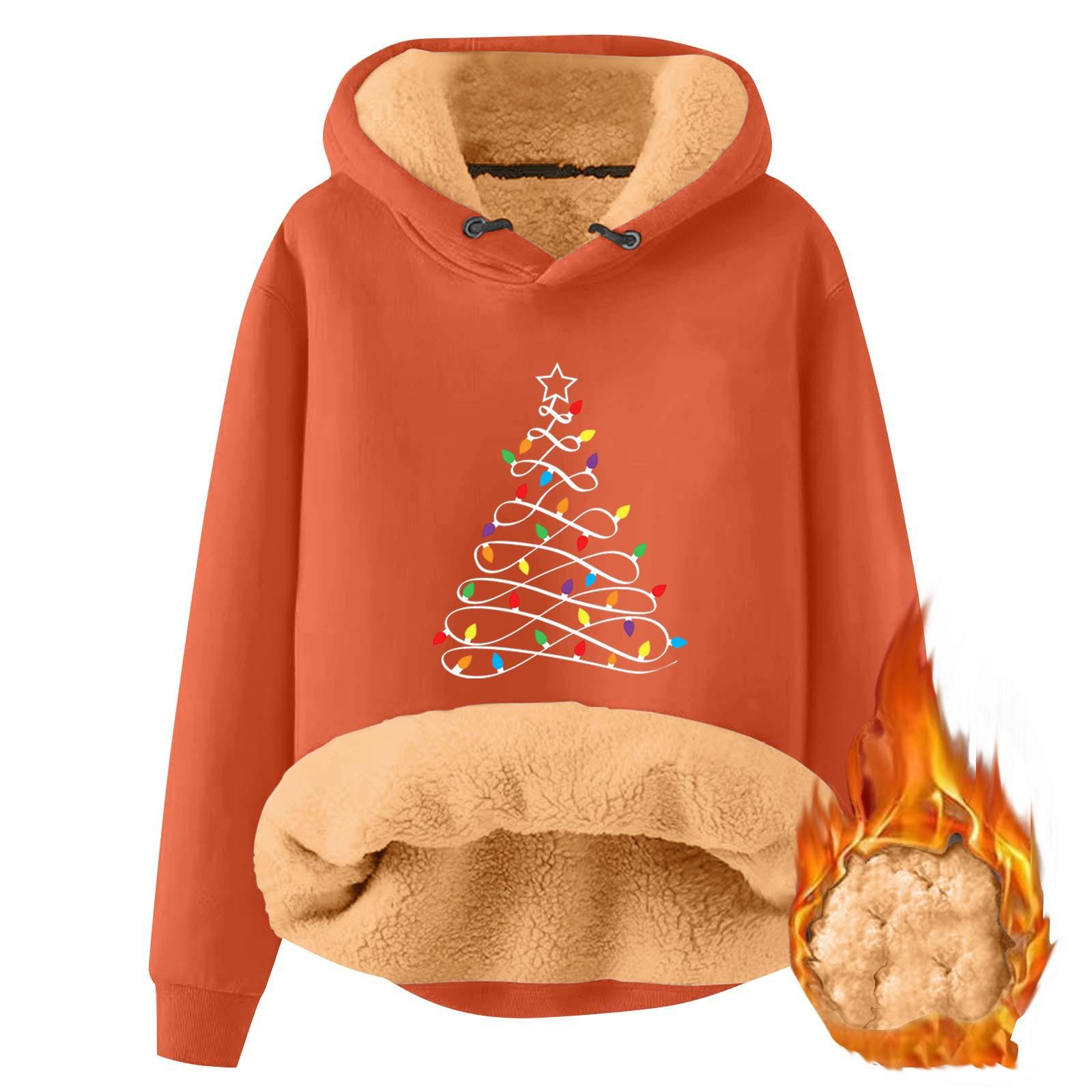 

Женская модная толстовка с капюшоном, утепленная, свободная, с принтом XXL оранжевый