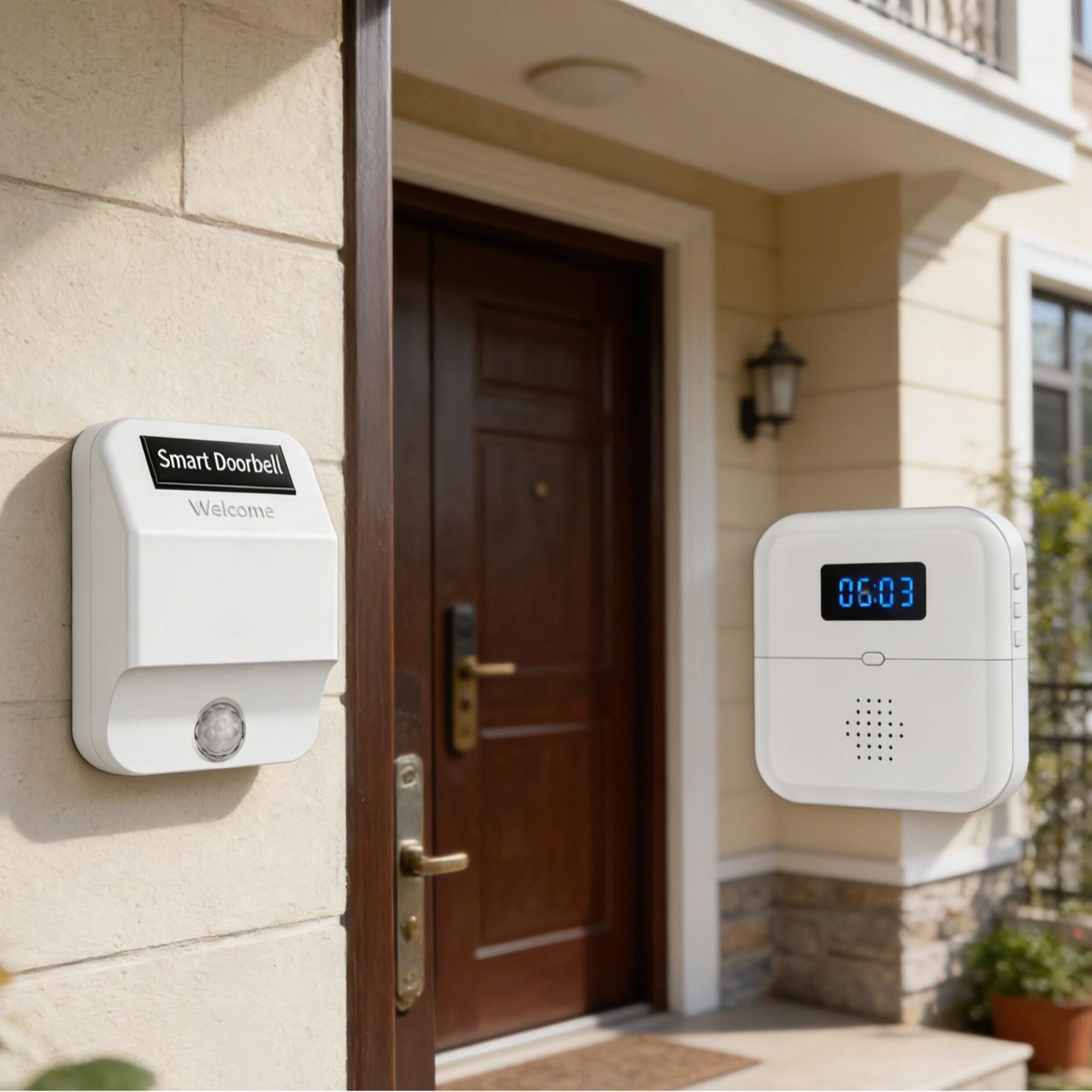 Chenji Smart Entry Sensor Doorbell with Human Body Detection Transmitter (Pairing Required)
