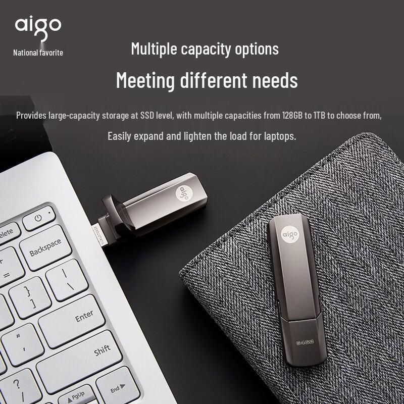 aigo U391 512GB USB 3.2 High-Speed SSD U-Disk