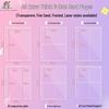 A5 Refillable 6-Hole Transparent Ring Binder with Photo and Receipt Pockets.