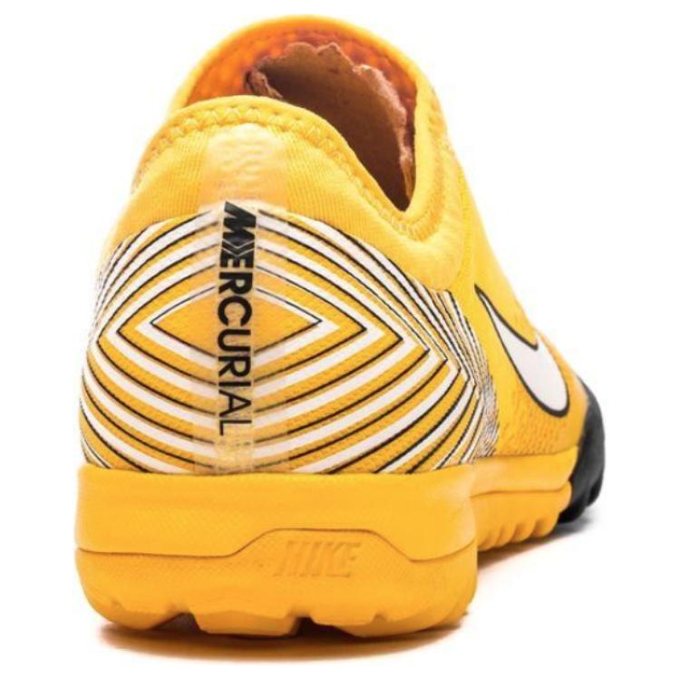 Nike Mercurial Vapor 12 Artificial Turf AG (Rubber Short Studs) Shock Absorbing Durable Soccer Shoes Unisex Soccer Shoes Yellow Black AO4703-710