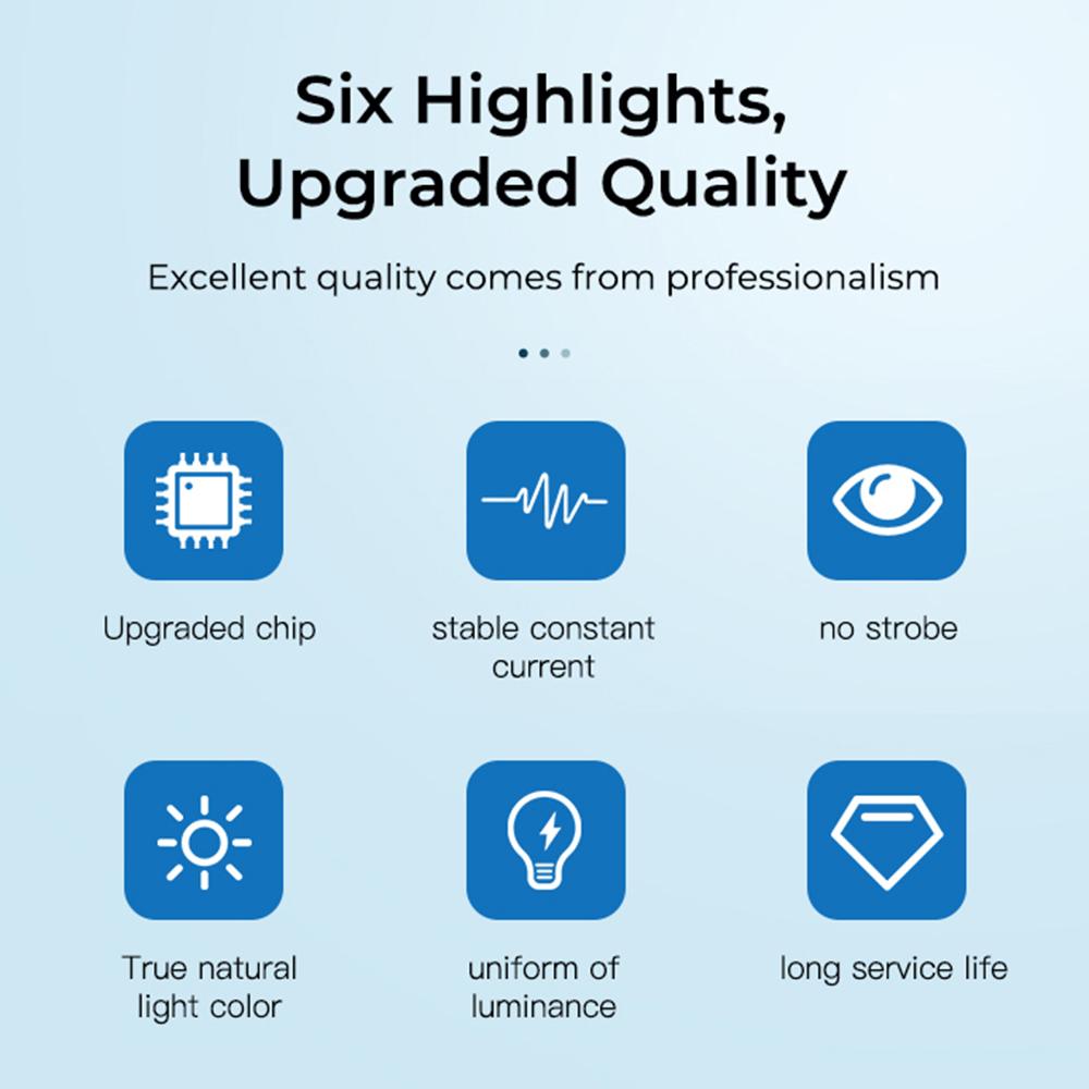 Creality LED-lichtbalkset Energiebesparend en eenvoudige installatie Zacht licht Geen flitser voor Creality 3D