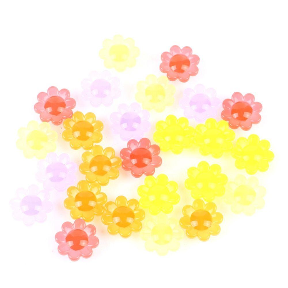 20PCS Glow Spoke Beads Mixed Color Wheel Stripe Colored Bead  Children's Bicycle Decoration