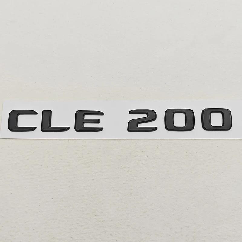 3D ABS Car Letters Logo CLE200 CLE260 CLE300 Badge Rear Trunk Emblem Decals For Mercedes Benz C238 A238 Car Sticker Accessories 4DS