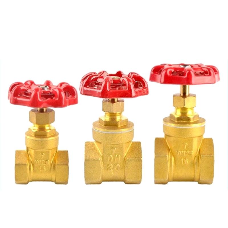 Versatile Brass Gate Valve with Female Thread 1/2" 3/4" 1" for Enhanced Plumbing Operations