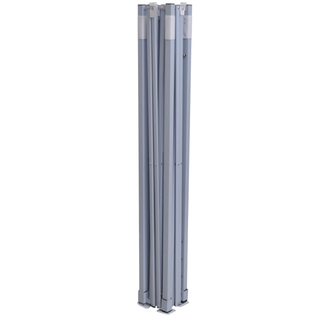 Professional Foldable Party Tent with 4 Side Walls 2*2 M Steel White