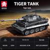Educational Tiger I Tank Model Building Blocks for Kids - Early Military Edition, Perfect June 1st Gift