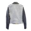 ARMANI EXCHANGE wool blend Imitation Leather Riders jacket S switching Women Used