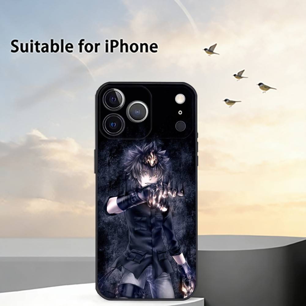 

Reborn Tsunayoshi Sawada Phone Case For iPhone 17,16,15,14,13,12,11 Plus,Pro Max,XS,Soft Silicone Black Cover iPhone16plus