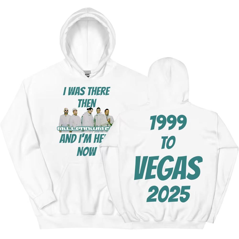 Backstreet Boys To Vegas Tour Hoodies Millennium 2.0 Album Printing Sweatshirts Langarm Kapuzenpullover Neutral Herren Hoodie