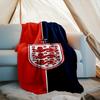 1PC England Football Crest Printed Soft Flannel Blanket Throw for Adult Bedroom Living Room Sofa Camping Travel Fan gifts Christmas Gifts