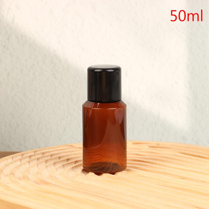 

50/75/100/150/200Ml Plastic Squeeze Bottle With Knob Cap Pet Lotion Shampoo Bottle Refillable Empty Cosmetic Sample Container