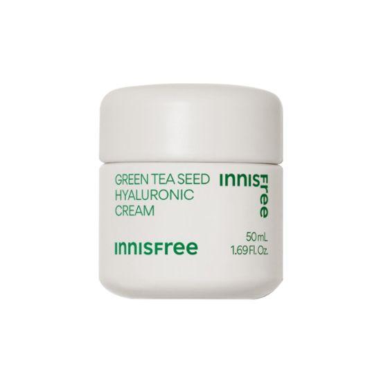 Innisfree Green Tea Seed Hyaluronic Cream Deep Hydrating Vegan Face Cream 50ml
