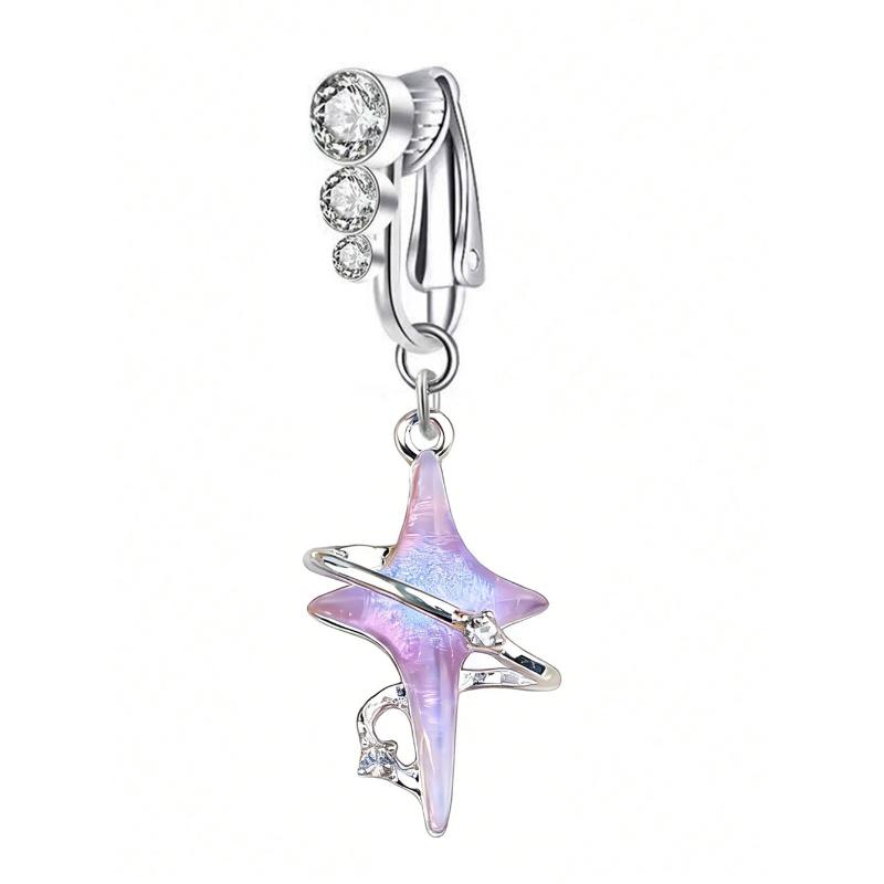 Crystal Steel Belly Button Sexy Navel Piercing Navel Women Dangling Body Navel Jewelry Belly Button Rings Charm